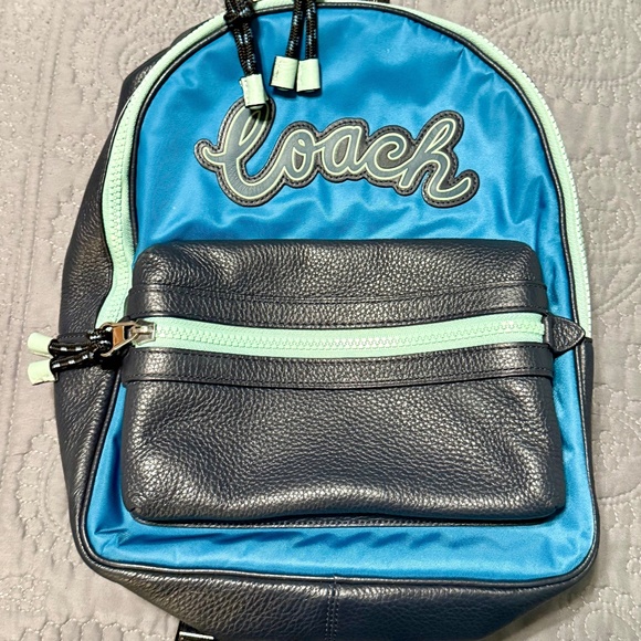 NWT Coach Vale Leather Backpack - Picture 1 of 10